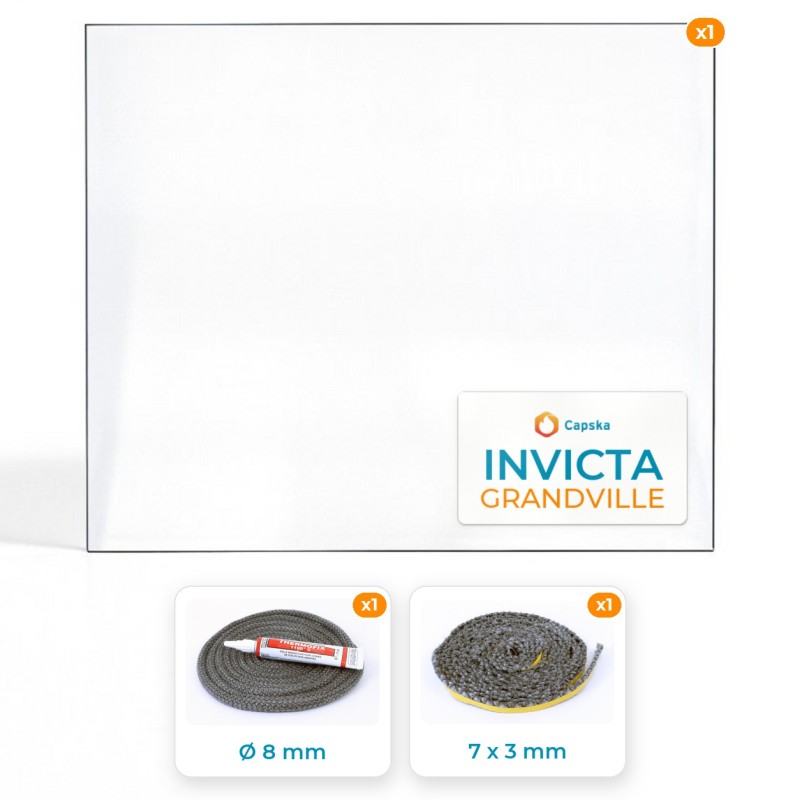 INVICTA GRANDVILLE - Paket : Glas + Dichtung
