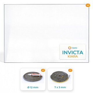 Vetro Invicta KIARA - Resistente fino a 800°C