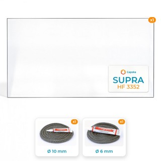 Vitre 2 angles coupés SUPRA - Pack Vitre Rectangle