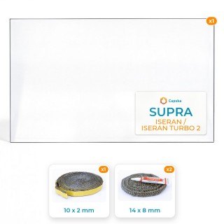 Verpackung Glas + Dichtung für SUPRA ISERAN / ISERAN TURBO 2