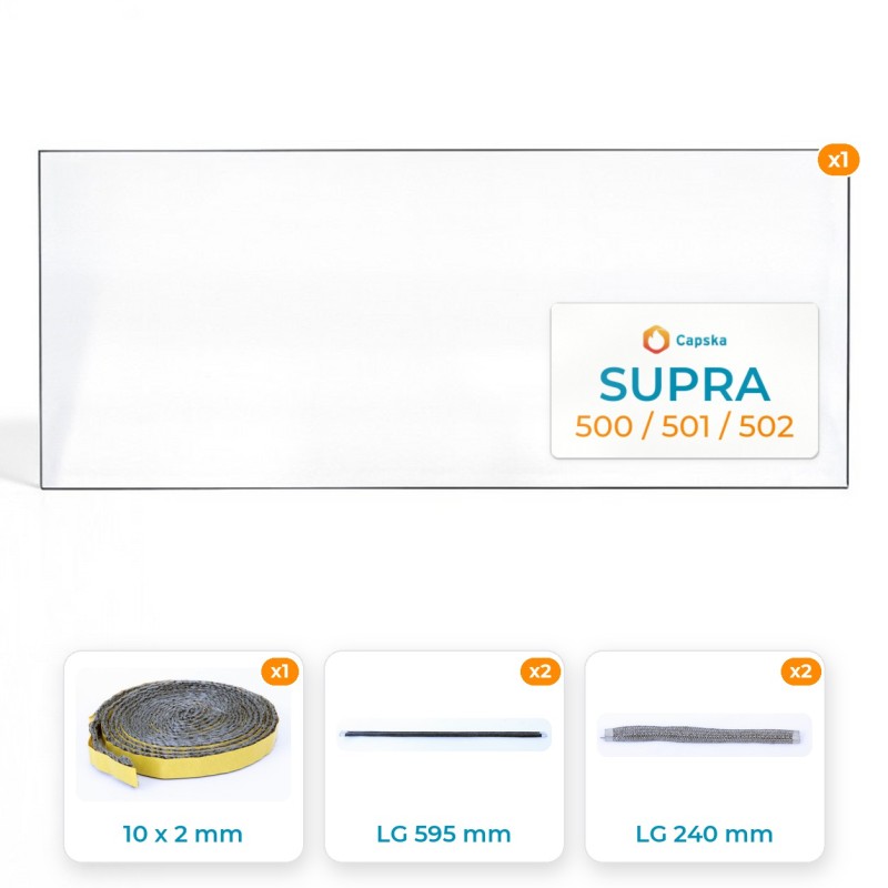 SUPRA 500/501/502 - Glas + Dichtung