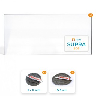 Vetro Supra 505 resistente a 800°C