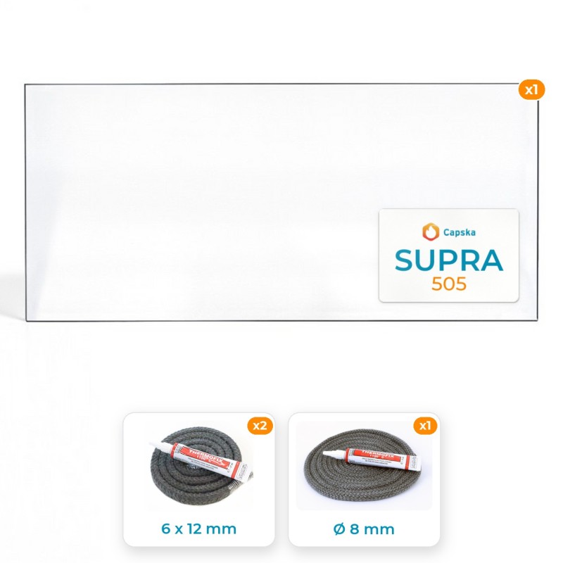 SUPRA 505 - Paket: Glas + Dichtung