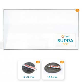 Vetro Supra 506 - Resistente a 800°C - Certificato ISO9001