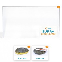 Supra GROENLAND - Pack Vitre Rectangle + Joints