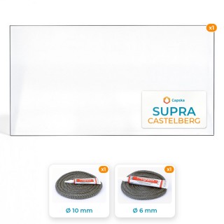 Supra CASTELBERG Glass Panel with 2 Cut Corners Pack
