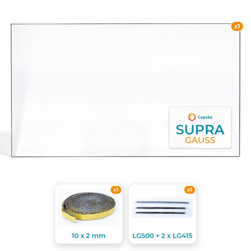 Vetro Supra GAUSS resistente a 800°C