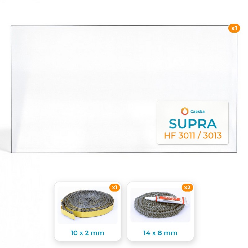 Vetro Supra HF 3011 / 3013 - Resistente fino a 800°C