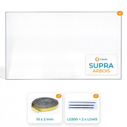 Supra ARBOIS - Pack Vitre Rectangle + Joints