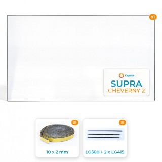 Vetro Supra CHEVERNY 2 - Resistente a 800°C - Certificato ISO9001