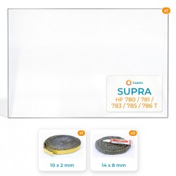 SUPRA HF 780 / 781 / 783 / 785 / 786 T - Paket : Glas + Dichtung