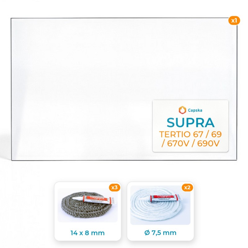 Supra TERTIO 67 / 69 / 670V / 690V Glass Panel Pack
