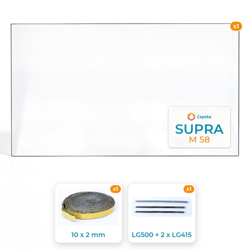 Verpackung SUPRA M 58: Glas + Dichtung