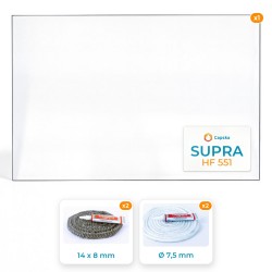 SUPRA HF 551 - Paket : Glas + Dichtung
