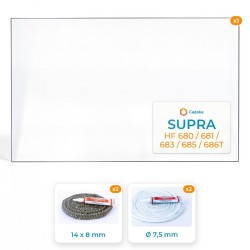 Supra HF 680 / 681 / 683 / 685 / 686T - Pack Vitre Rectangle + Joints