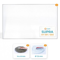 SUPRA HF 691 / 693 - Paket : Glas + Dichtung