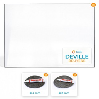 Deville BRUYERE - Pack Vitre Rectangle + Joints