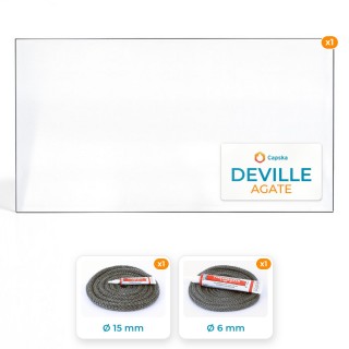 Deville AGATE - Pack Vitre Rectangle + Joints