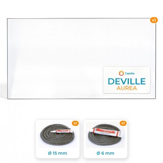 Vetro Deville AUREA - Resistente fino a 800°C