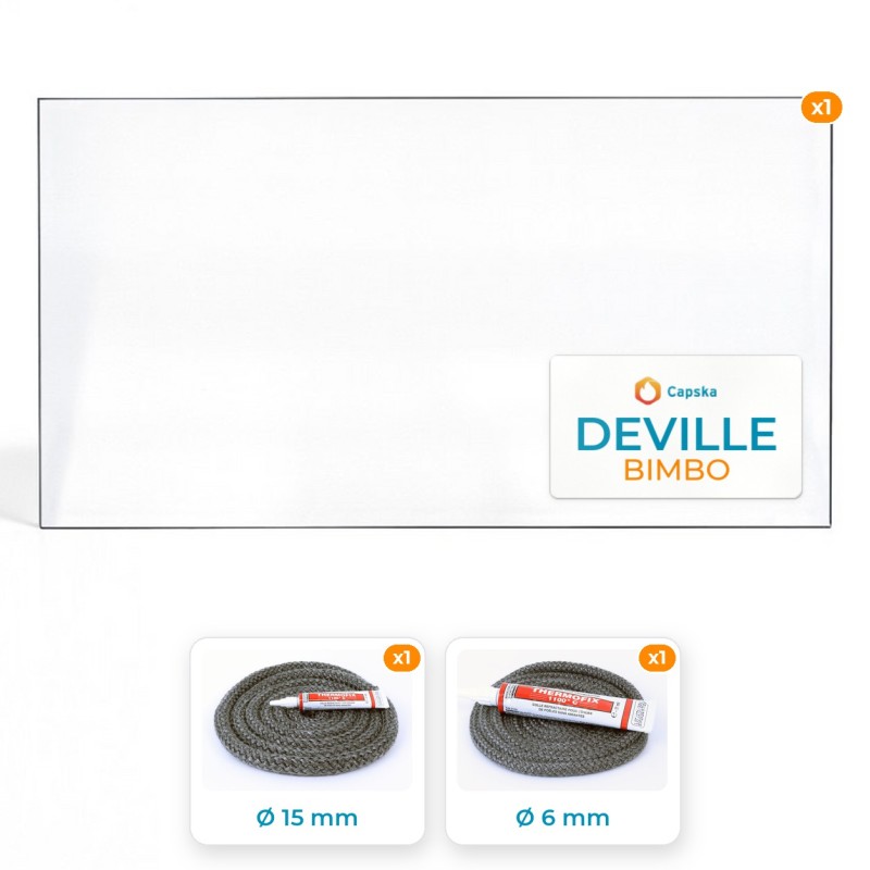 Vetro Deville BIMBO resistente fino a 800°C