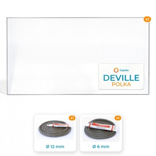 Vetro Deville POLKA - Resistente fino a 800°C