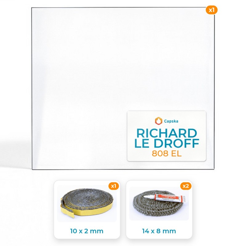 RICHARD LE DROFF 808 EL - Paket Glas + Dichtung