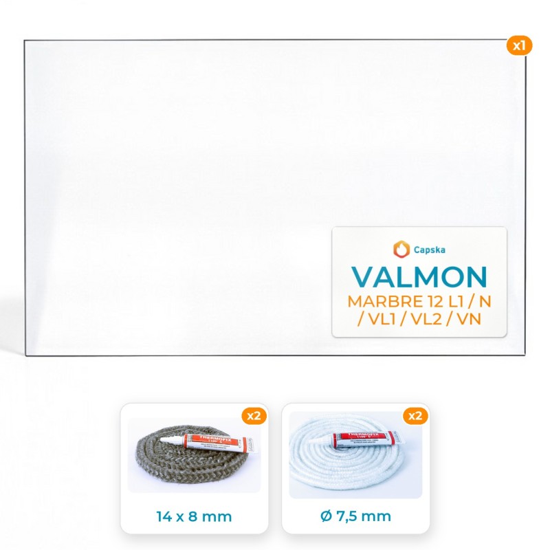 Valmon MARBRE 12 Glass Panel - Order Online