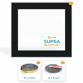 Supra BEAUFORT - Pack Vitre Rectangle sans sérigraphie + Joints