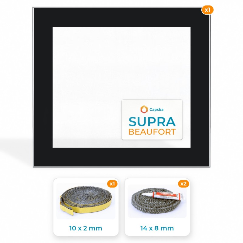 Supra BEAUFORT - Pack Vitre Rectangle sans sérigraphie + Joints