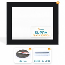 SUPRA BLACK SCREEN - Paket : Glas + Dichtung