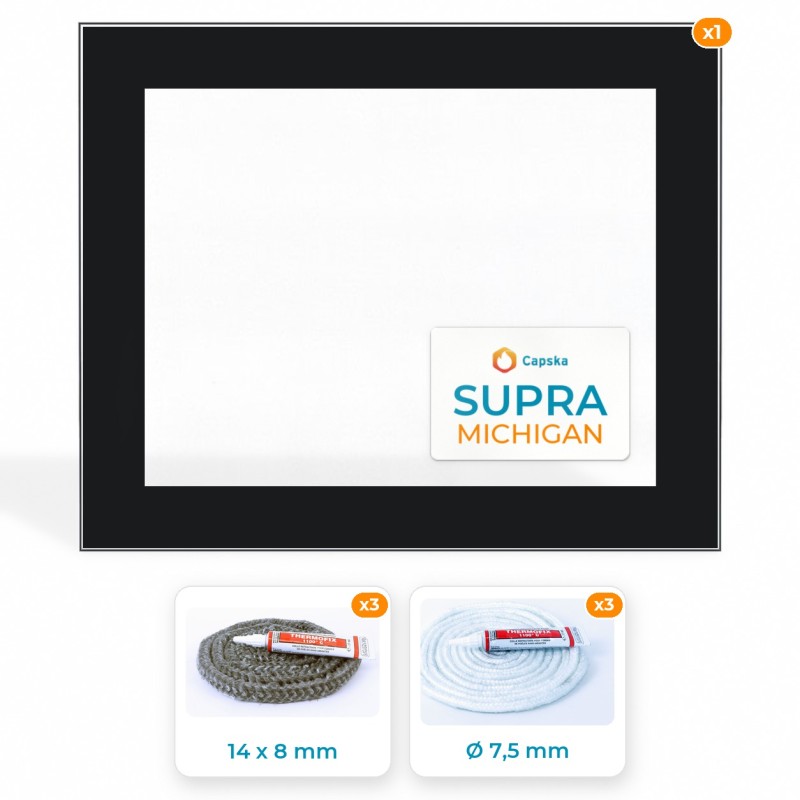 Vetro Supra MICHIGAN resistente al calore - Schott Robax