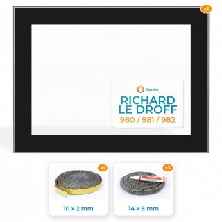 RICHARD LE DROFF 980 / 981 / 982 - Glas + Dichtungspaket