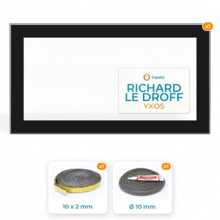 Vitre sérigraphiée Richard Le Droff YXOS - Pack complet