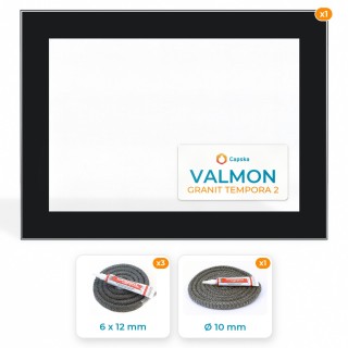 Vitre sérigraphiée VALMON GRANIT TEMPORA 2 - Pack complet