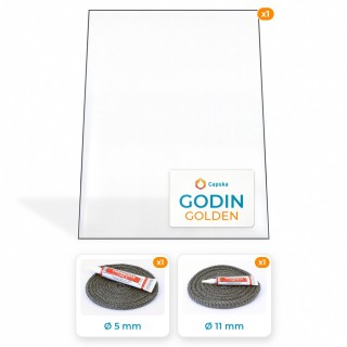 GODIN GOLDEN - Paket Glas + Dichtung