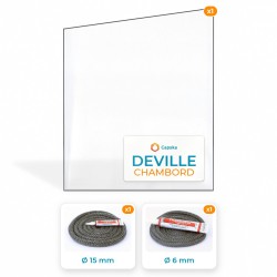 Deville CHAMBORD (porte droite) - Vetro + Guarnizione