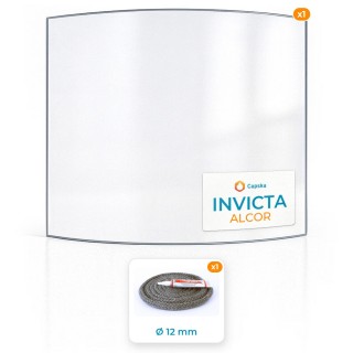 Pack Vitre Courbe + Joint pour Invicta ALCOR