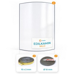 Edilkamin NILO - Vetro + Guarnizione