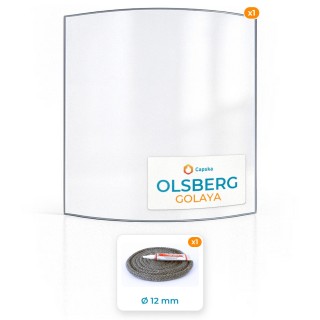 OLSBERG GOLAYA - Paket : Glas + Dichtung | Profiqualität