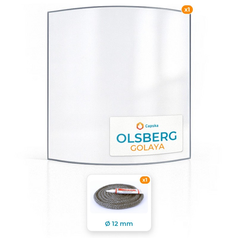 OLSBERG GOLAYA - Paket : Glas + Dichtung | Profiqualität