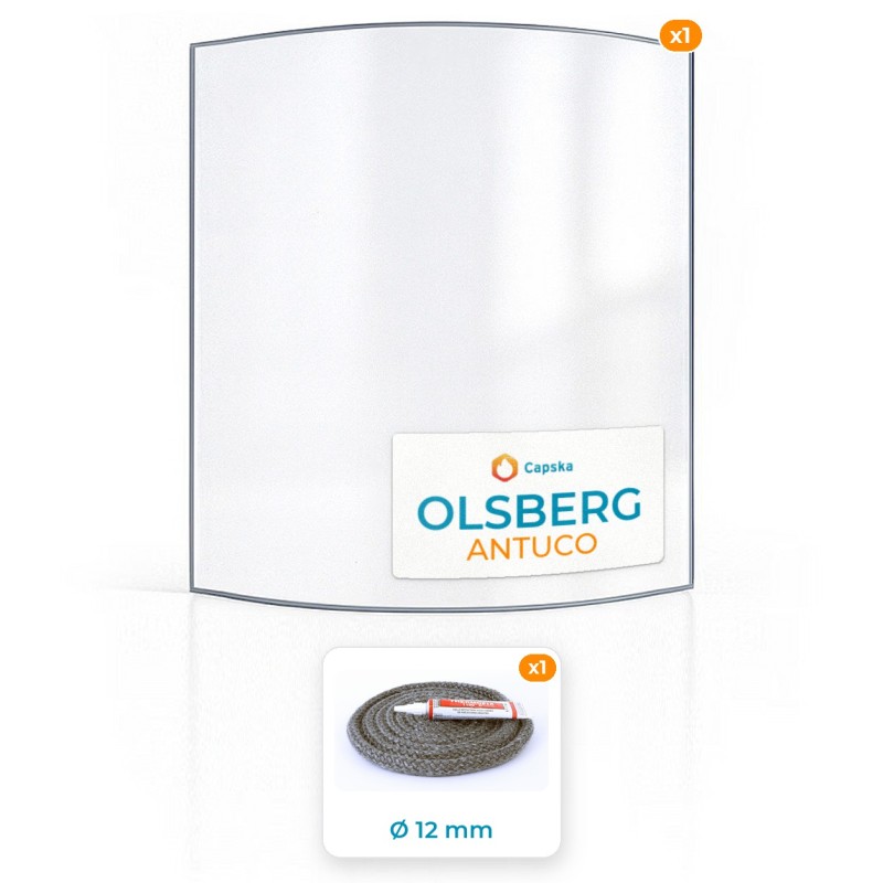 Pack Vitre Courbe + Joint Olsberg ANTUCO
