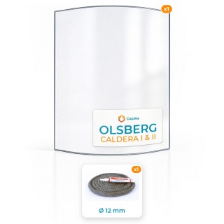 OLSBERG CALDERA I & II - Paket Glas + Dichtung