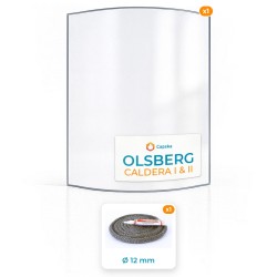 Olsberg CALDERA I & II - Vetro + Guarnizione