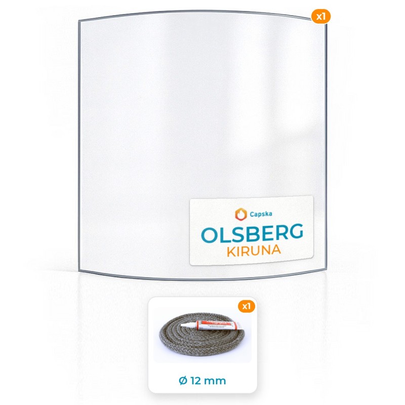 Vetro Olsberg KIRUNA - Resistente fino a 800°C