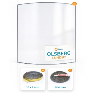 Order Olsberg LUNDBY Curved Panel Online - Expert Glass Cutting