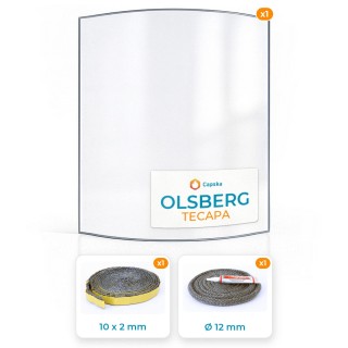 Buy Olsberg TECAPA Glass Panel Online - Expertly Cut & Delivered