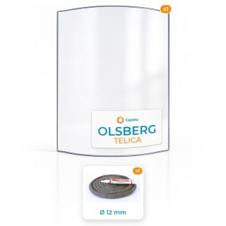 Order Olsberg TELICA Glass Panel Online - Expert Cutting & Delivery
