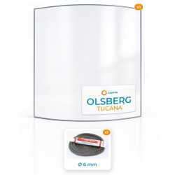 Olsberg VEGA - Curved panel Pack