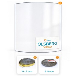 Olsberg VISBY - Curved panel Pack