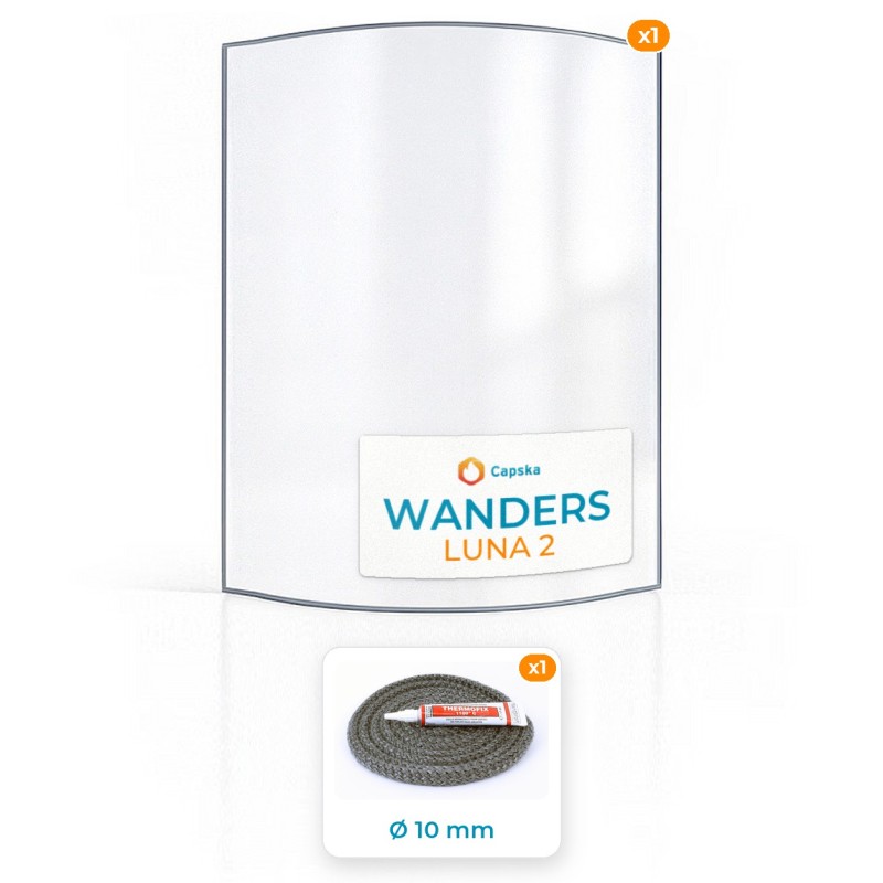 Vitre courbe Wanders Luna 2 - Pack vitre + joint